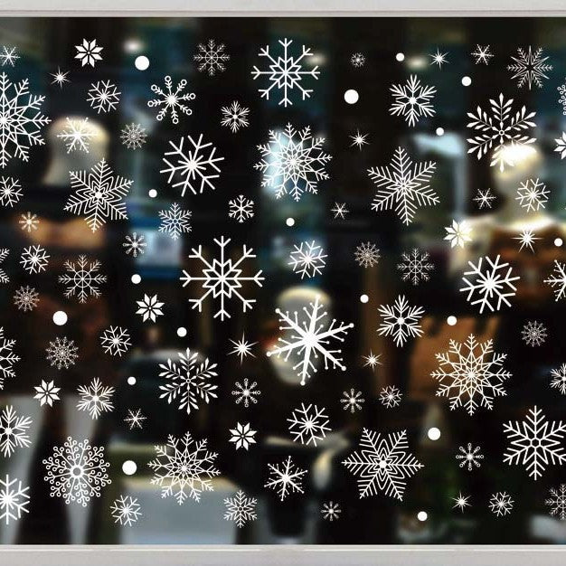 Christmas Window Decals for Festive Winter Displays