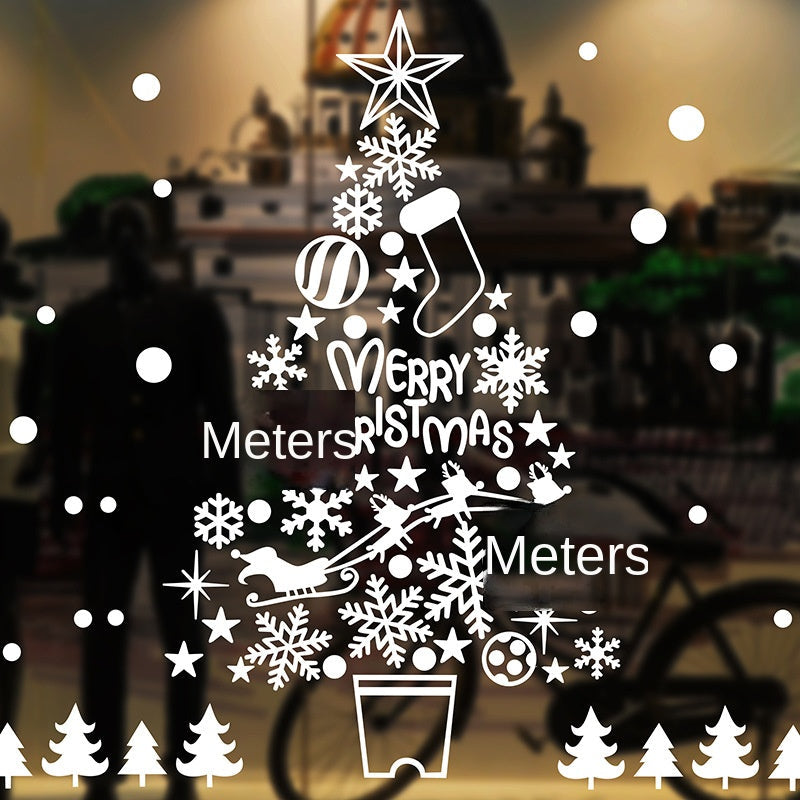 Christmas Window Decals for Festive Winter Displays