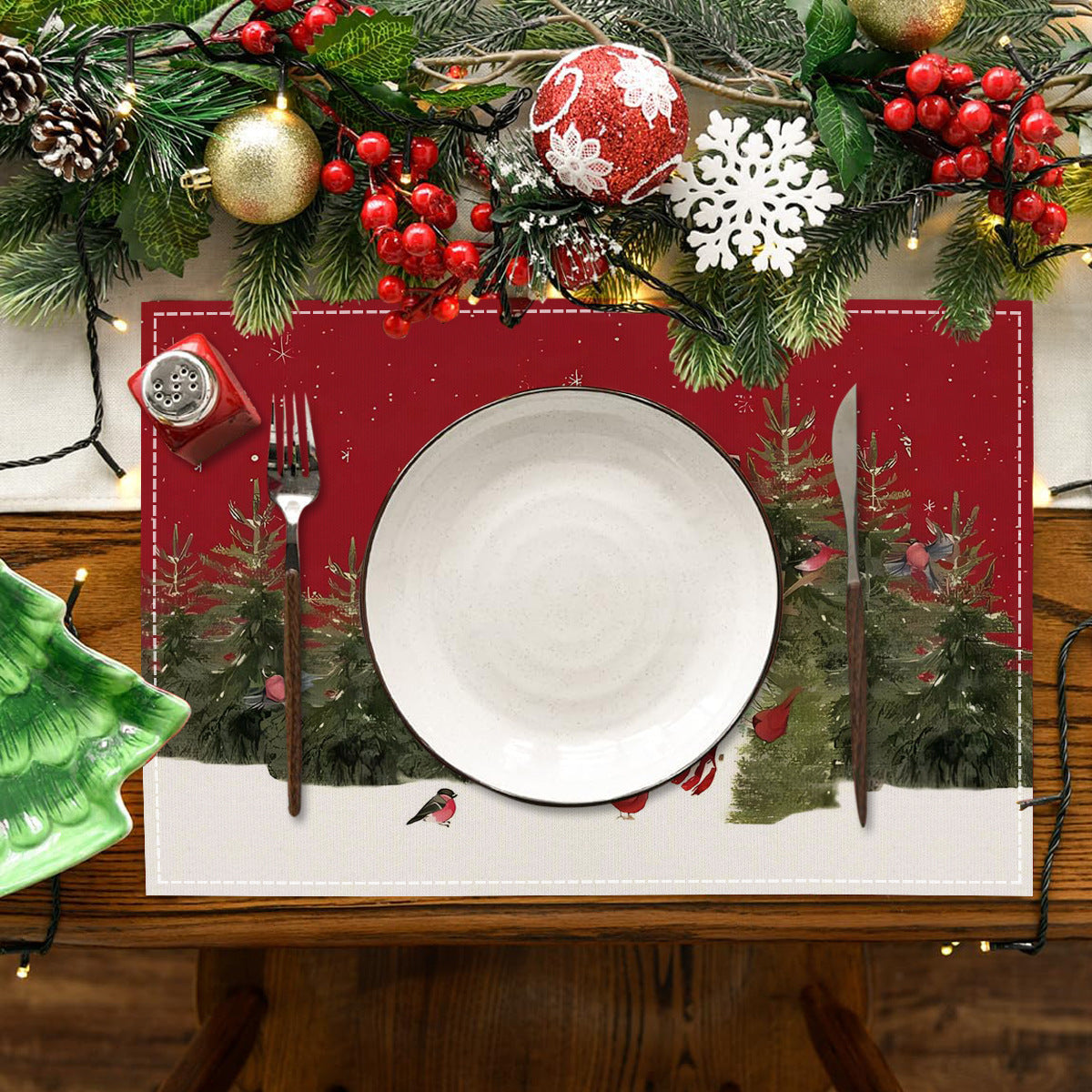 Christmas Snowman Placemats for Cheerful Holiday Tables