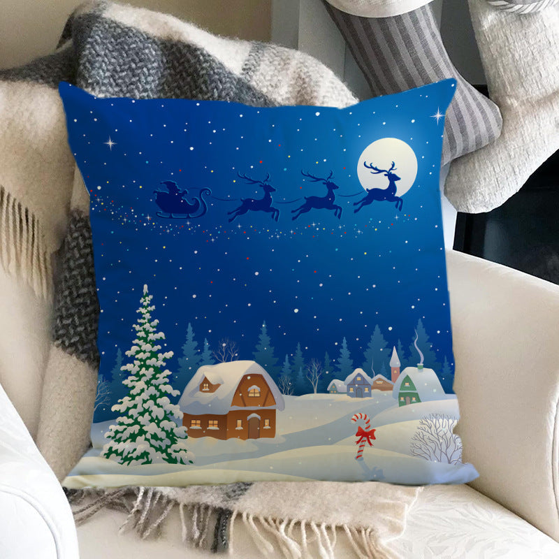 Christmas Snowman Pillowcase for Cozy Holiday Decor