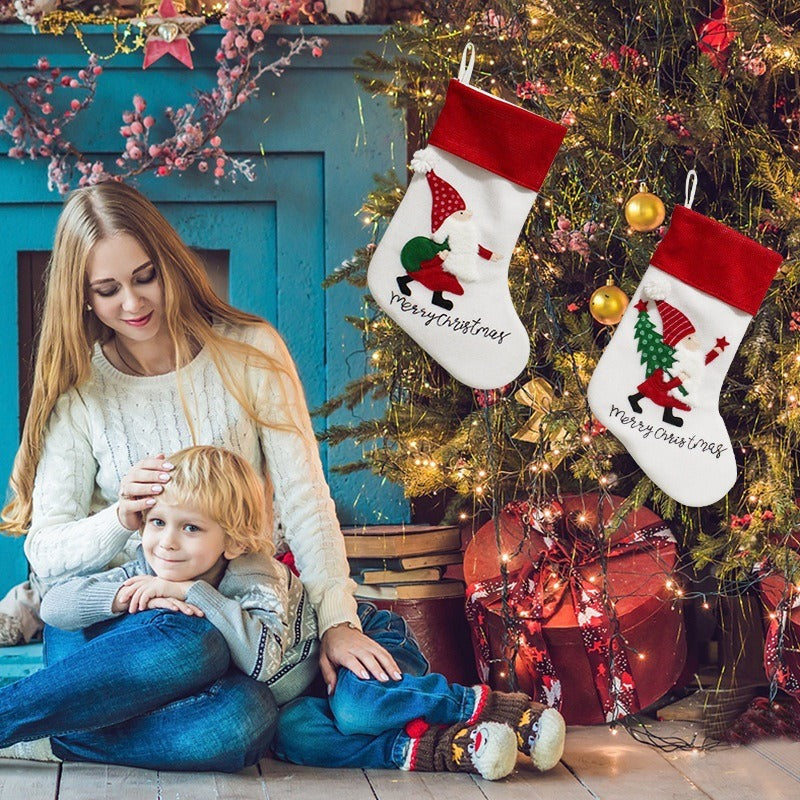 Christmas Stocking Gift Bag for Small Holiday Surprises