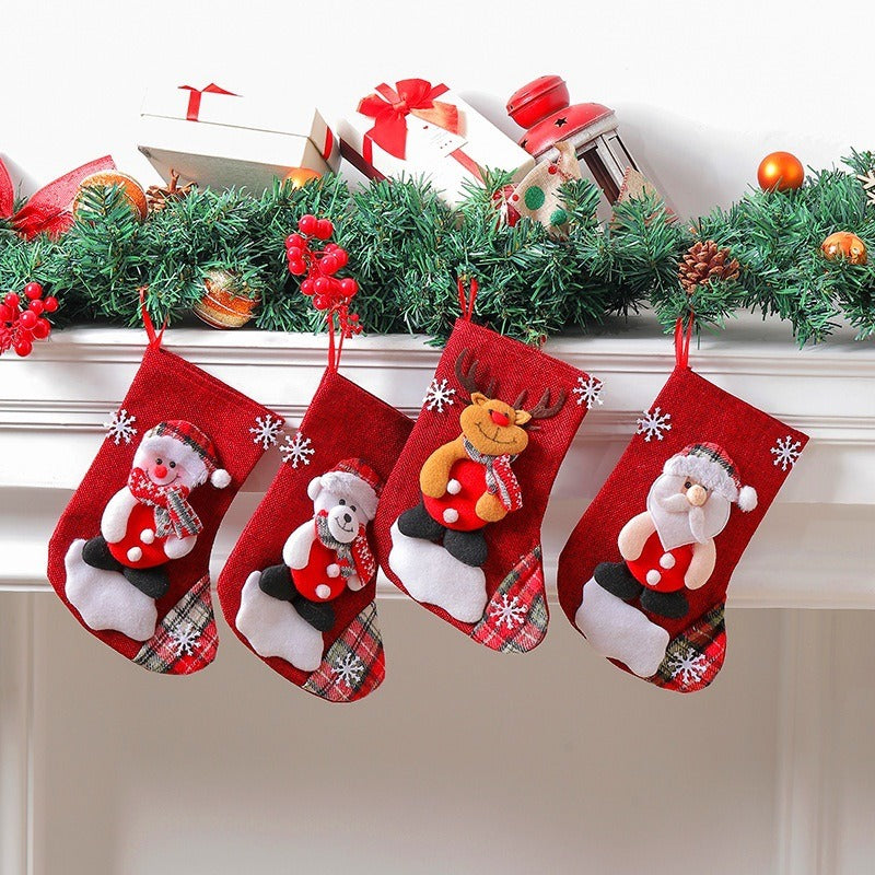 Christmas Stocking Gift Bag for Festive Holiday Displays