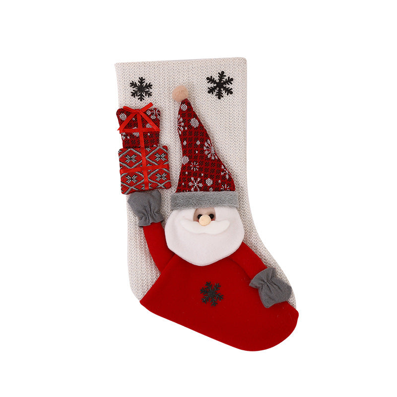 Christmas Stocking Set: 3 Festive Holiday Gift Holders