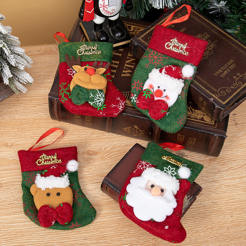 Christmas Stocking Gift Bag Festive Tree Decoration