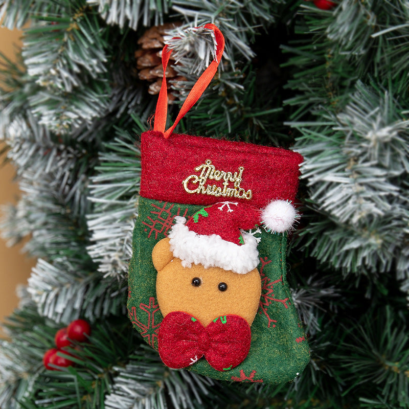 Christmas Stocking Gift Bag Festive Tree Decoration