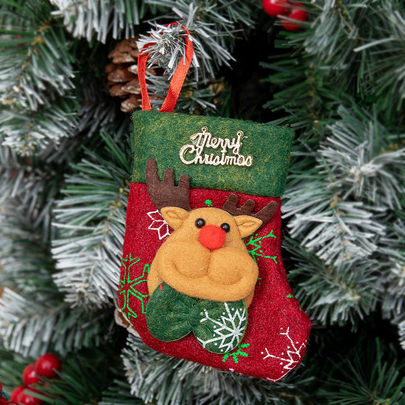 Christmas Stocking Gift Bag Festive Tree Decoration