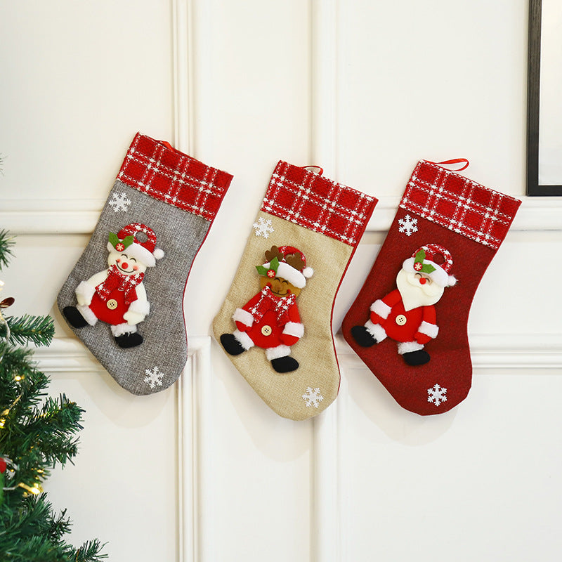 Christmas Stocking Gift Bag for Festive Holiday Decor