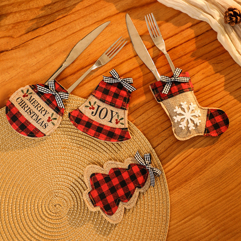 Christmas Cutlery Holders for Festive Table Settings
