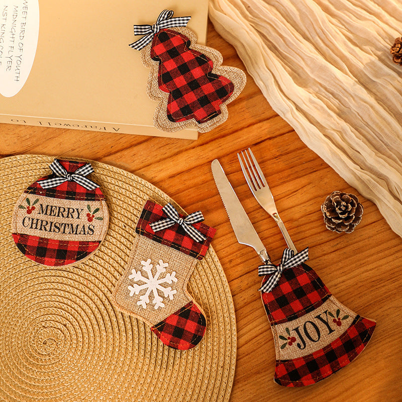 Christmas Cutlery Holders for Festive Table Settings
