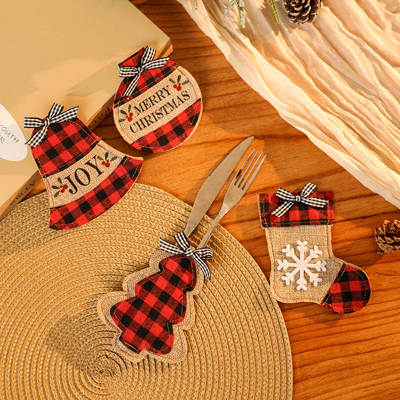 Christmas Cutlery Holders for Festive Table Settings