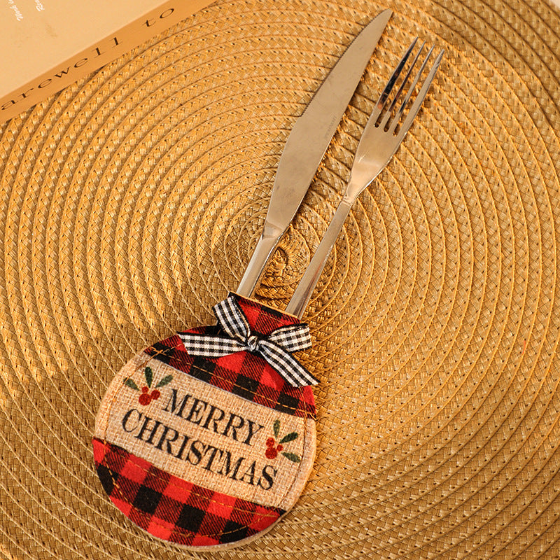 Christmas Cutlery Holders for Festive Table Settings