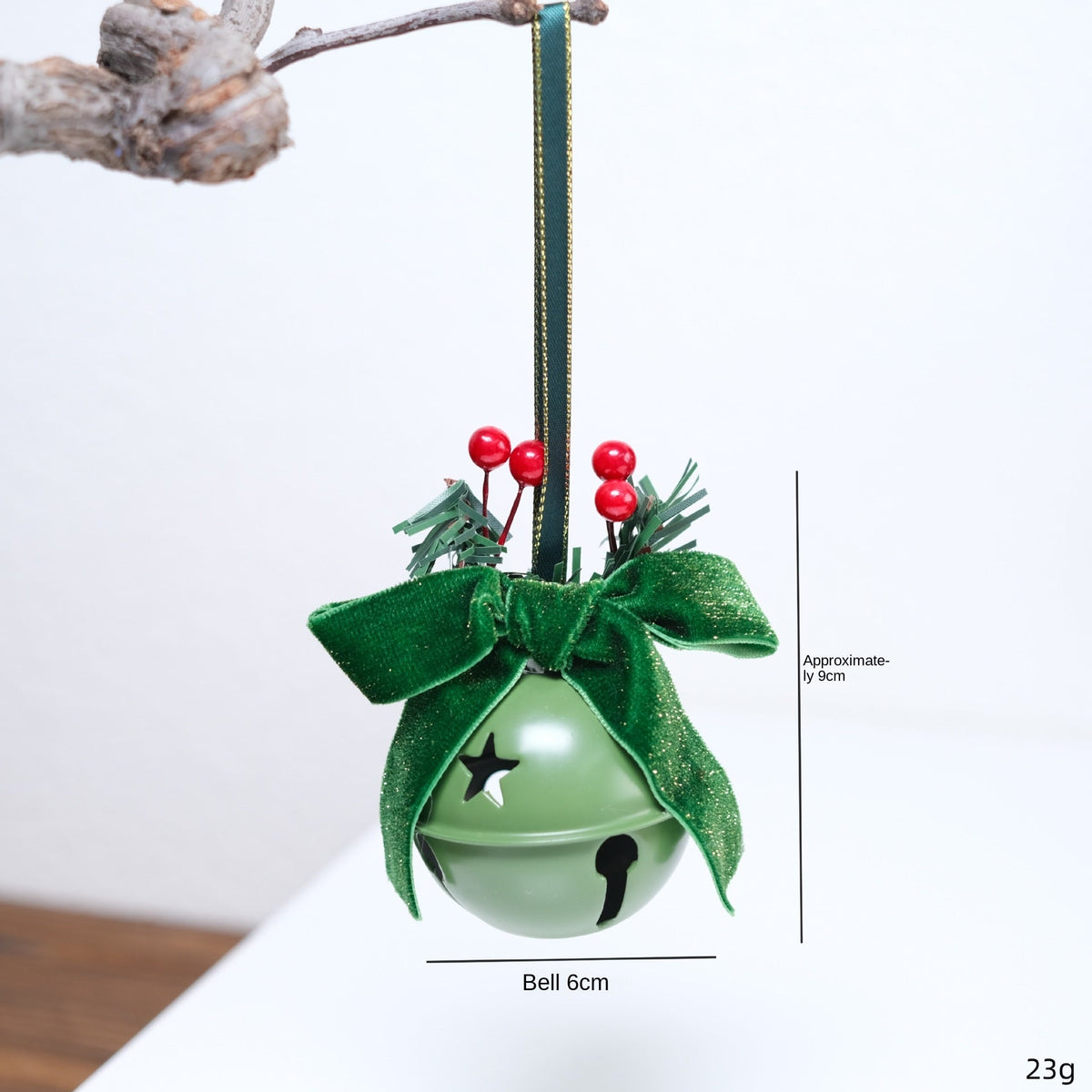 Christmas Bell Ornaments for Festive Tree and Windows