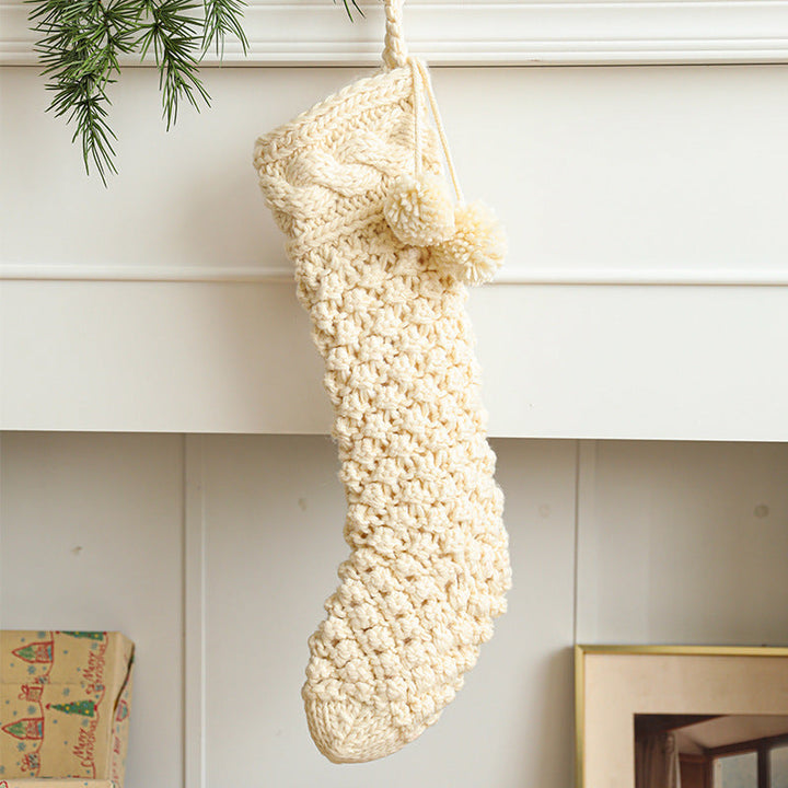 Christmas Stocking Decor for Cozy Fireplace Gift Displays
