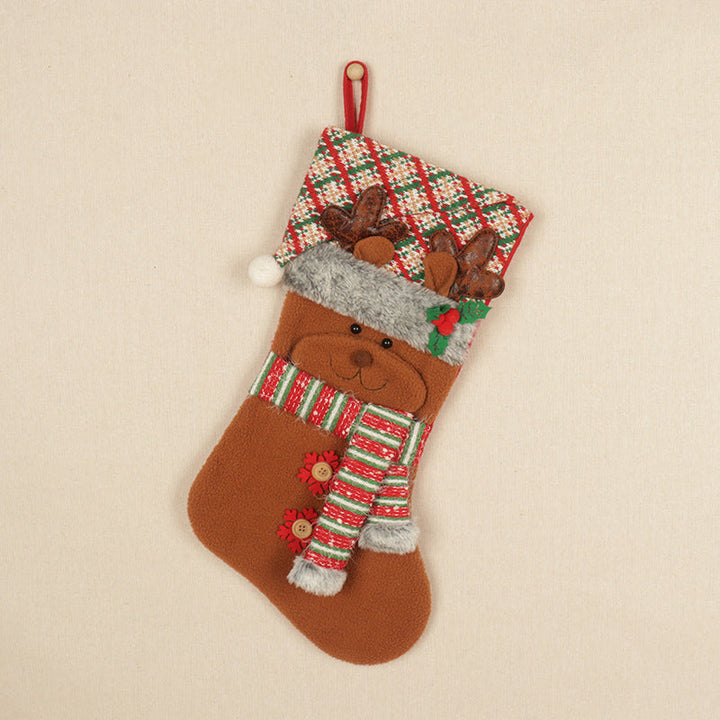 Christmas Stocking Set: Four Festive Character Bags