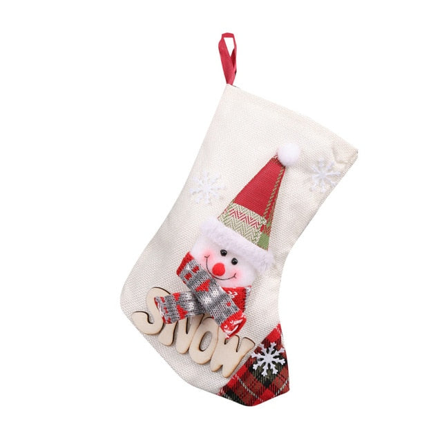 Christmas Stocking Candy Bag for Small Gifts & Decor