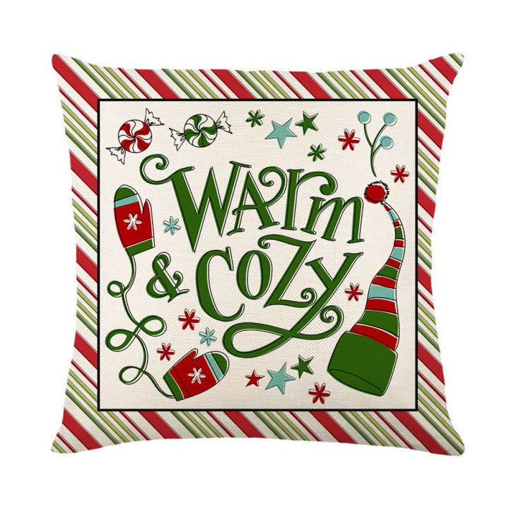 Christmas Pillow Cover – Festive Sofa Cushion Decor