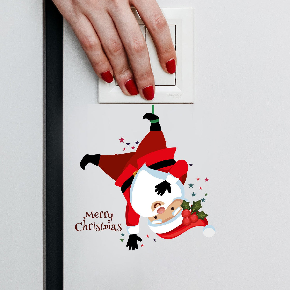 Christmas Switch Stickers for Festive Holiday Decor