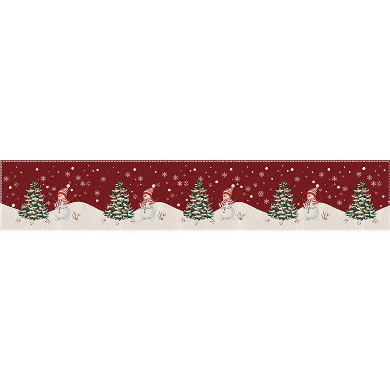 Christmas Table Runner for Festive Holiday Dining Rooms