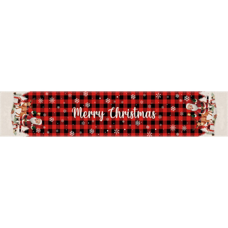 Christmas Table Runner for Festive Holiday Dining Rooms