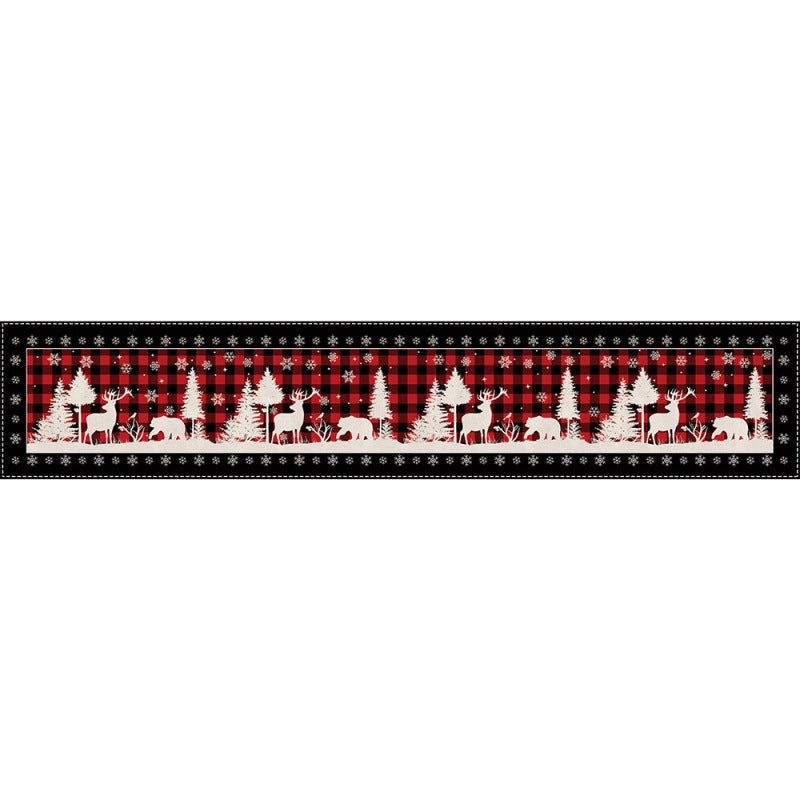 Christmas Table Runner for Festive Holiday Dining Rooms