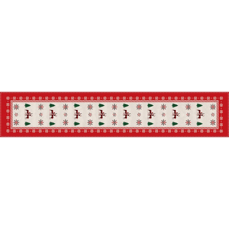 Christmas Table Runner for Festive Holiday Dining Rooms