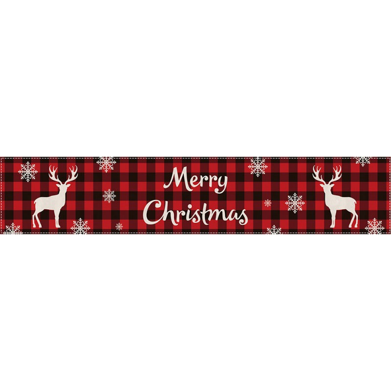 Christmas Table Runner for Festive Holiday Dining Rooms