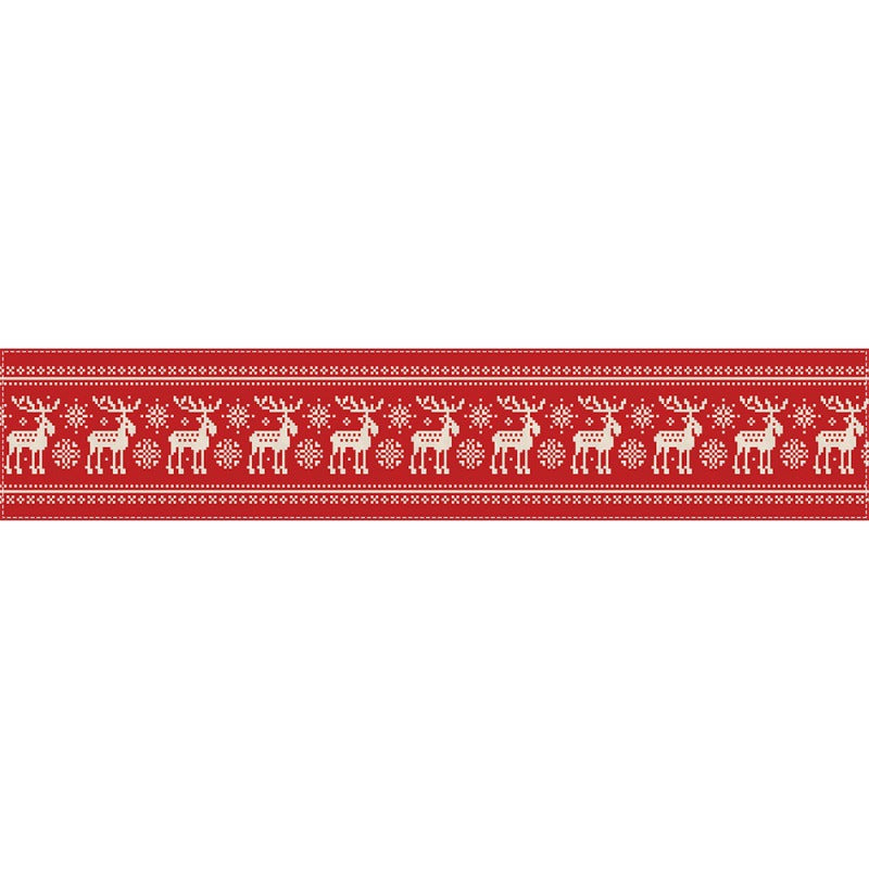 Christmas Table Runner for Festive Holiday Dining Rooms