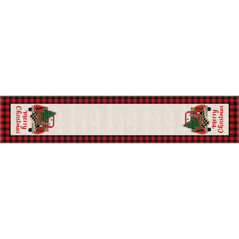 Christmas Table Runner for Festive Holiday Dining Rooms