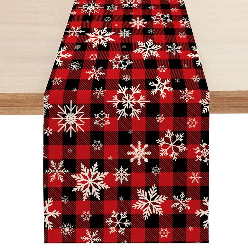 Christmas Table Runner for Festive Holiday Dining Rooms