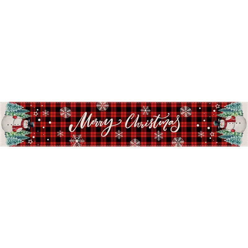Christmas Table Runner for Festive Holiday Dining Rooms