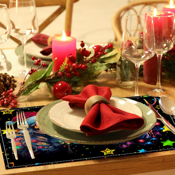 Christmas Table Mat – Festive Santa Place Setting