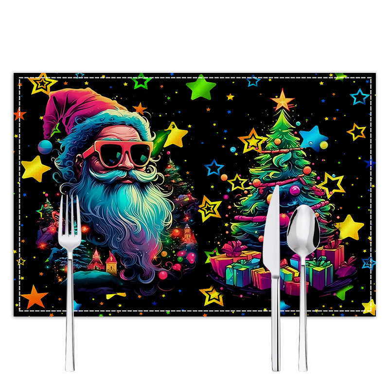 Christmas Table Mat – Festive Santa Place Setting
