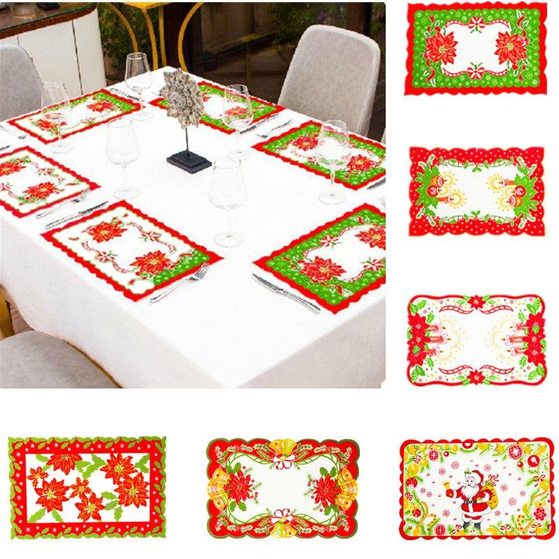 Christmas Table Mats for Festive Holiday Place Settings