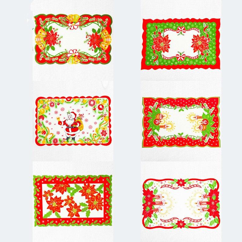 Christmas Table Mats for Festive Holiday Place Settings