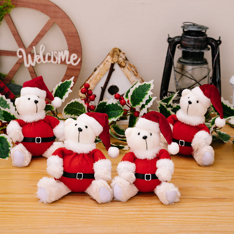 Christmas Teddy Bear Ornament for Cozy Holiday Decor