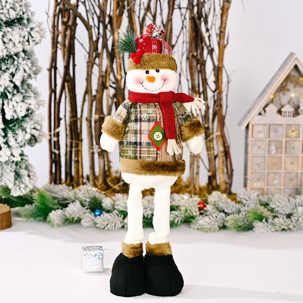 Telescopic Christmas Dolls for Playful Holiday Decor