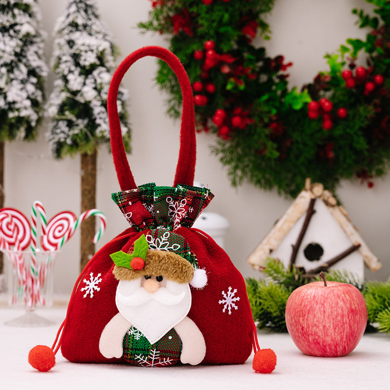 Christmas Gift Bag for Festive Small Gifts & Candy