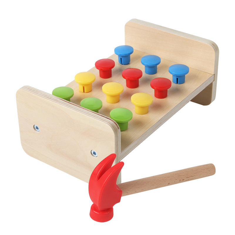 Wooden Preschool Puzzle Toy for Screen-Free Learning