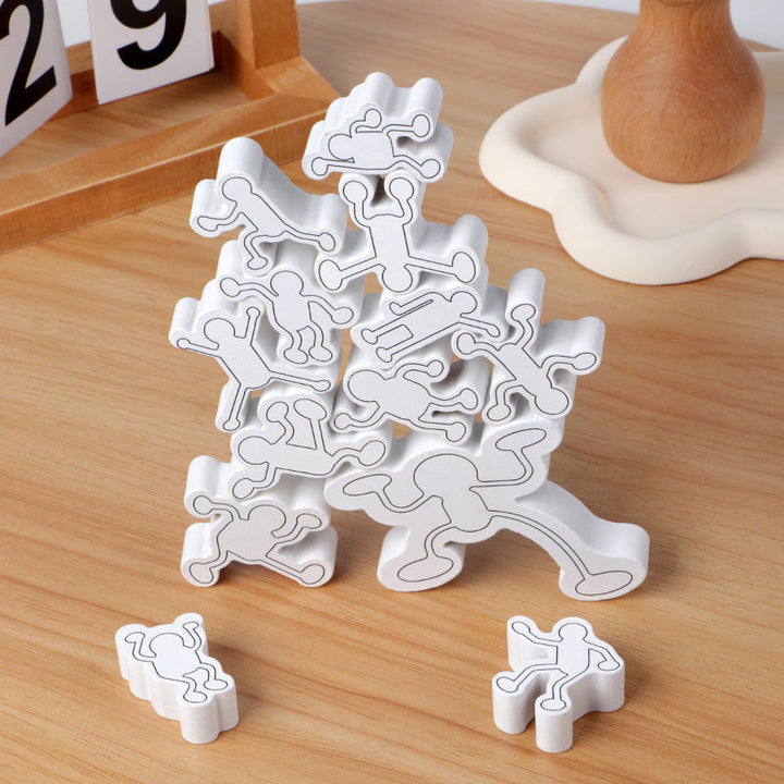 Wooden Stacking Toy for Creative Screen-Free Play