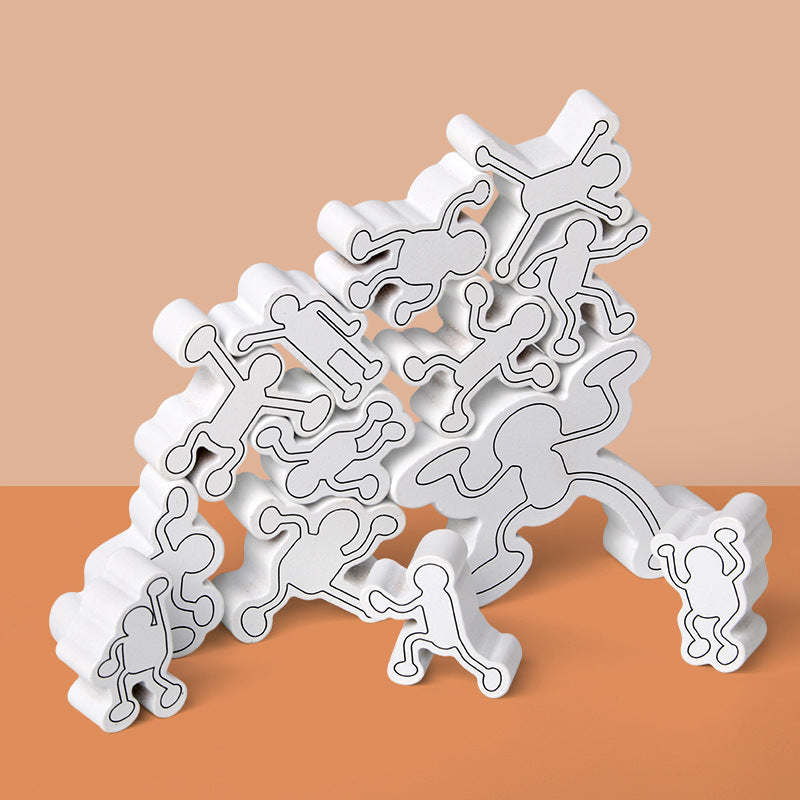 Wooden Stacking Toy for Creative Screen-Free Play