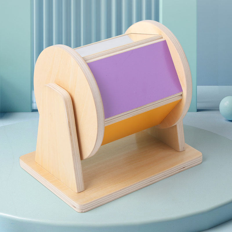 Montessori Rotating Drum Toy for Hands-On Learning