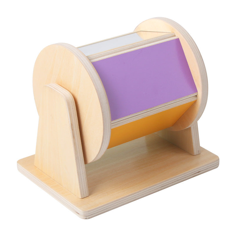 Montessori Rotating Drum Toy for Hands-On Learning