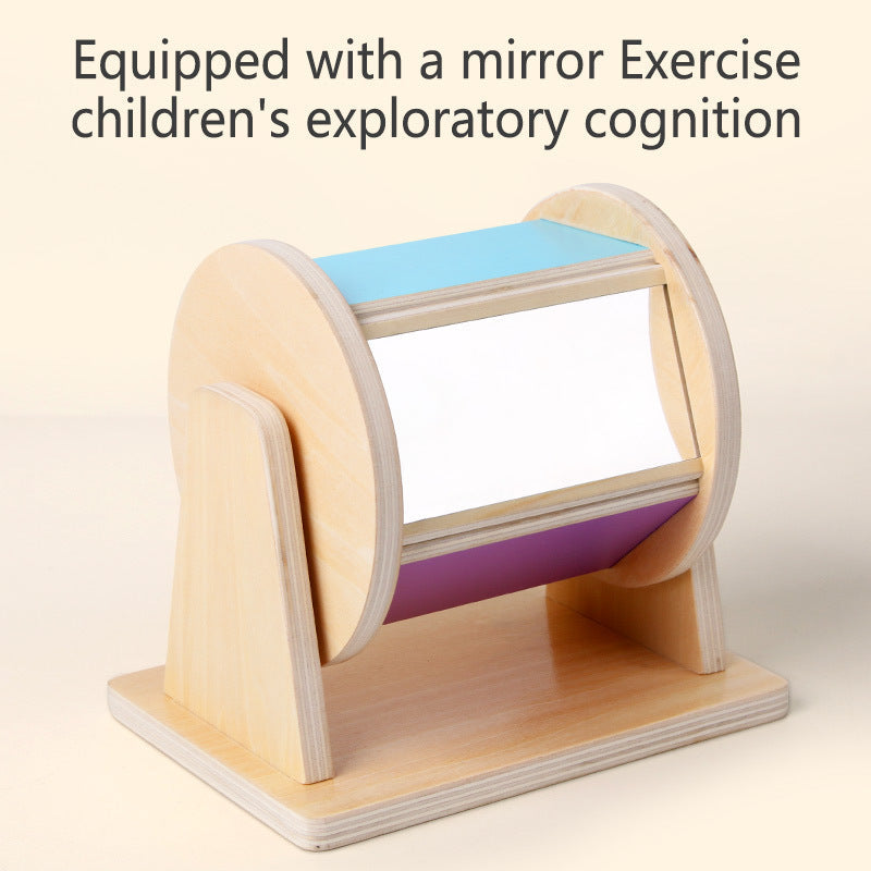 Montessori Rotating Drum Toy for Hands-On Learning