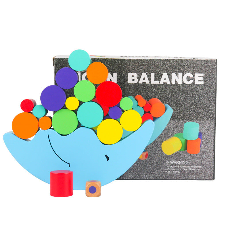 Wooden Balancing Toy for Screen-Free Learning Play