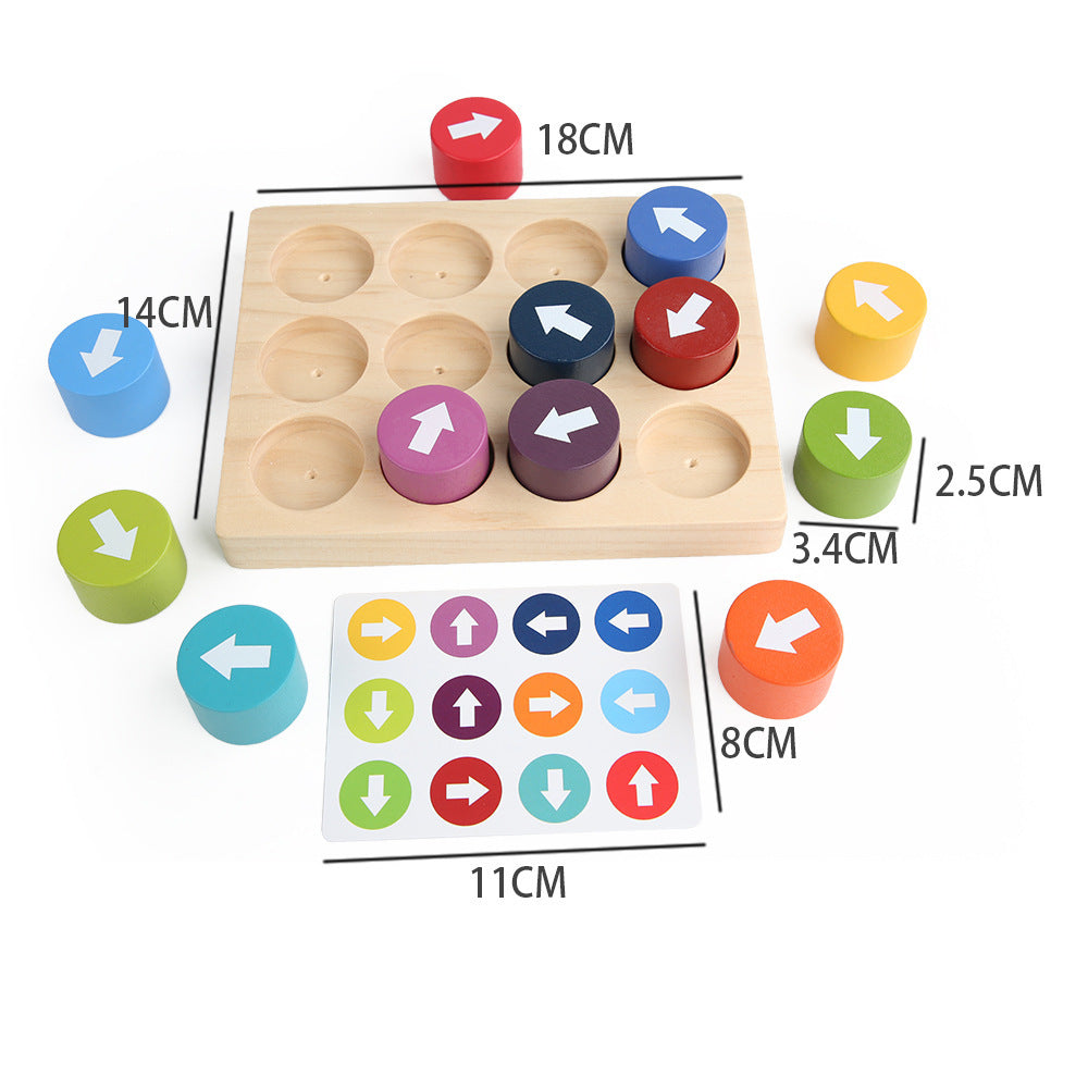 Children's Directional Matching Toy for Focused Play