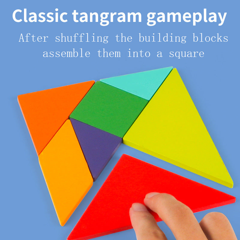 Tangram Puzzle Set for Colorful Early Learning Play