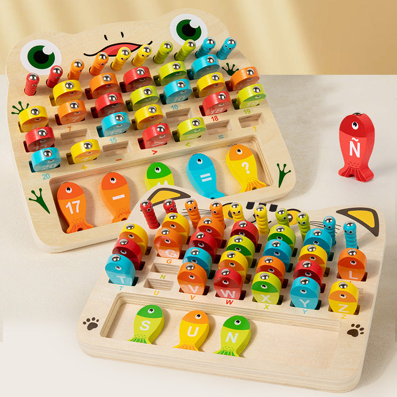 Magnetic Fishing Game for Early Learning & Matching