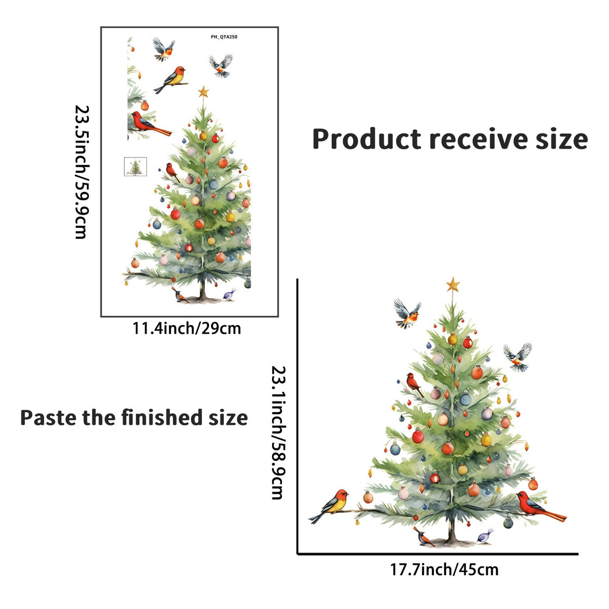 Christmas Animal Stickers for Cheerful Holiday Rooms