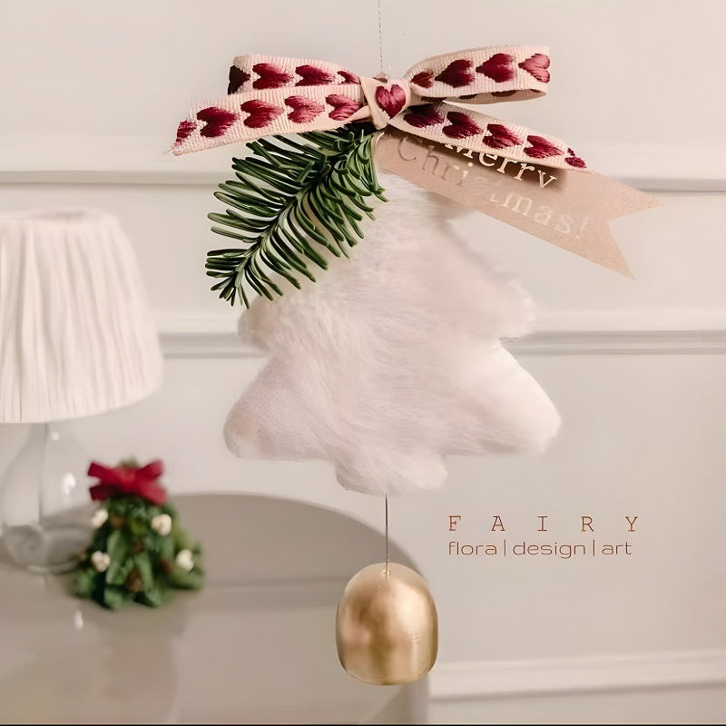 Christmas Tree Bell Ornament for Cozy Holiday Cheer