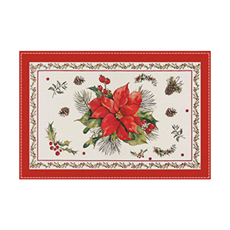 Christmas Print Placemats for Festive Table Settings